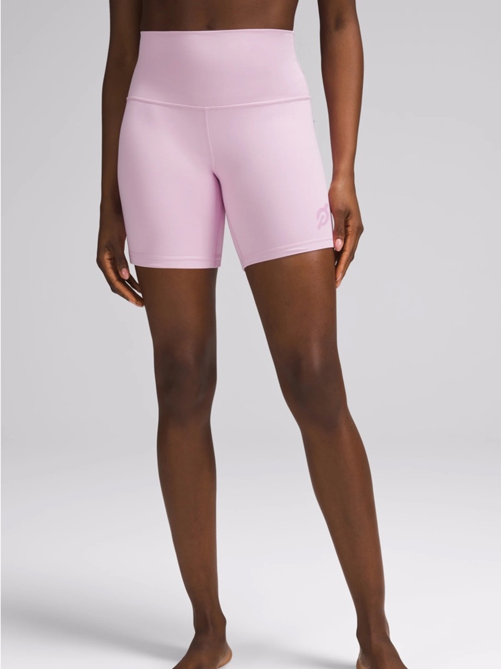 Lululemon Peloton Align High-Rise short 6", Vitapink, size 4